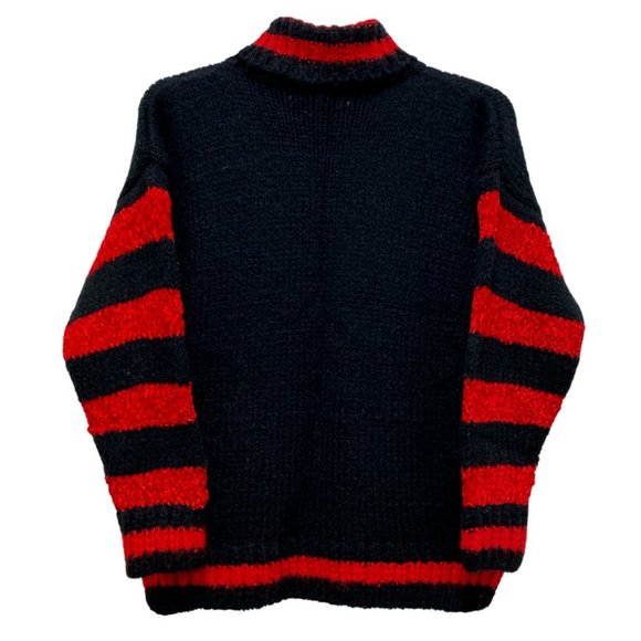 Vantage Kitty Hawk By Vivian Wang Women Red Sweater Size L Turtleneck - Picture 2 of 6